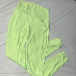 Lime green Lululemon leggings